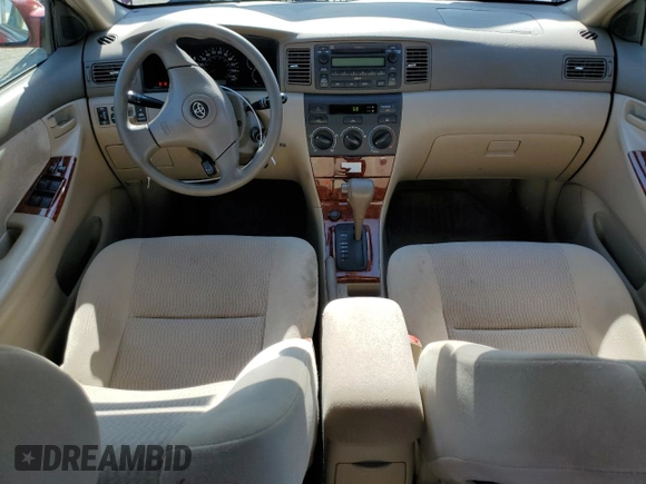 2005 Toyota Corolla CE с VIN 1NXBR32E75Z455948, выставлен на аукционе Copart как лот 59024735 с пробегом 44 968 миль миль и Списание • Salvage title. История ставок и продаж доступна на DreamBid. Изображение 8.