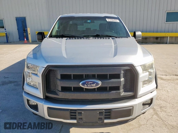 2016 Ford F-150 XL with VIN 1FTEX1C89GFA36835, listed as a Copart auction lot 61266455 with 98,187 mi miles and Salvage title. Bid and sale history available at DreamBid. Image 5.