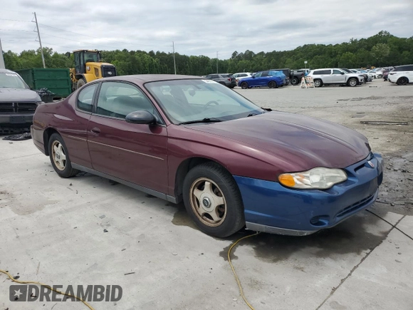 2004 Chevrolet Monte Carlo LS z VIN 2G1WW12E049268560, wystawiony jako Copart lot #54673115 z przebiegiem Nie podano mil oraz Szkoda całkowita • Salvage title. Historia ofert i sprzedaży dostępna na DreamBid. Obrazek 4.