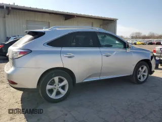 2010 Lexus RX 350 with VIN 2T2BK1BA8AC057693, listed as a Copart auction lot 48879695 with 195,224 mi miles and Salvage Title. Bid and sale history available at carsss.com. Image 3.