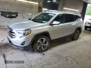 2021 GMC Terrain SLT with VIN 3GKALVEV9ML382927, listed as a Copart auction lot 61859485 with 42,836 mi miles and Salvage title. Bid and sale history available at DreamBid. Image 1.