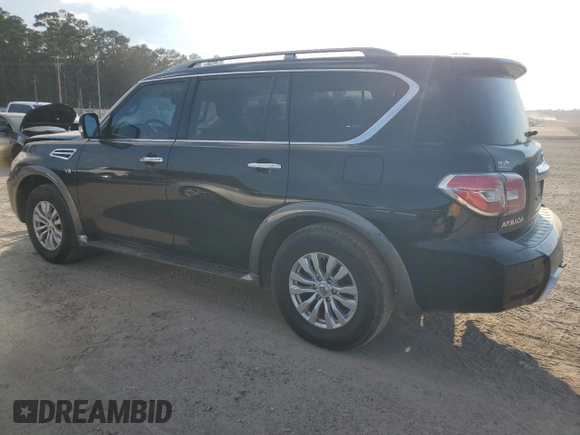 2017 Nissan Armada SV with VIN JN8AY2ND5H9004772, listed as a Copart auction lot 72124634 with 180,117 mi miles and Salvage Title. Bid and sale history available at carsss.com. Image 2.