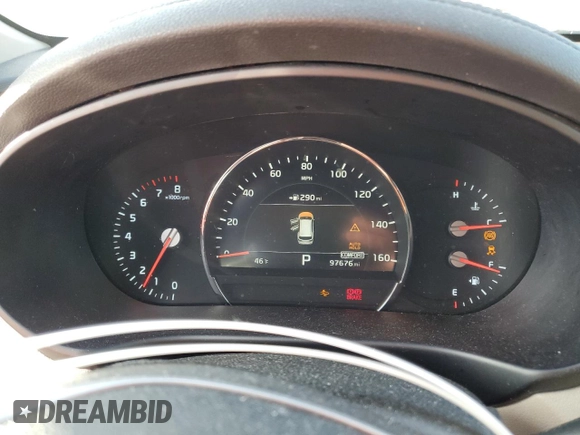 2019 Kia Sorento EX with VIN 5XYPHDA57KG458060, listed as a Copart auction lot 45328265 with 97,676 mi miles and Salvage Title. Bid and sale history available at DreamBid. Image 9.