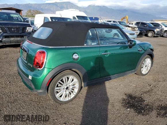 2024 MINI Convertible Cooper S with VIN WMW43DL03R3R99976, listed as a Copart auction lot 88112225 with 17,104 mi miles and Clean title. Bid and sale history available at DreamBid. Image 3.