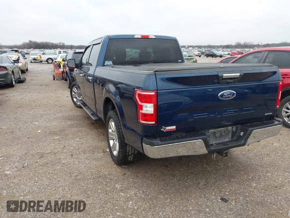 2020 Ford F-150 XL with VIN 1FTEW1CP9LKD49119, listed as a IAAI auction lot 41554139 with 117,592 mi miles. Bid and sale history available at carsss.com. Image 3.