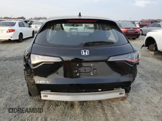 2024 Honda HR-V LX with VIN 3CZRZ1H3XRM709153, listed as a Copart auction lot 81907154 with 38,500 mi miles and Salvage Title. Bid and sale history available at carsss.com. Image 6.