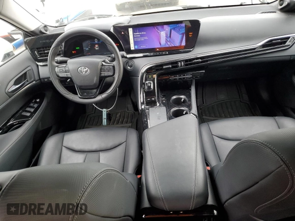 2023 Toyota Mirai XLE with VIN JTDAAAAA8PA010262, listed as a Copart auction lot 48825745 with 17,234 mi miles and Salvage Title. Bid and sale history available at carsss.com. Image 8.
