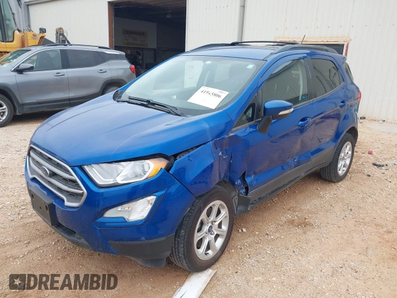 2019 Ford EcoSport SE with VIN MAJ3S2GEXKC308269, listed as a IAAI auction lot 41945806 with 42,506 mi miles and . Bid and sale history available at DreamBid. Image 17.