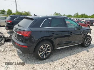 2021 Audi Q5 Premium with VIN WA1AAAFY6M2034114, listed as a Copart auction lot 59096955 with 45,267 mi miles and Clean title. Bid and sale history available at DreamBid. Image 3.