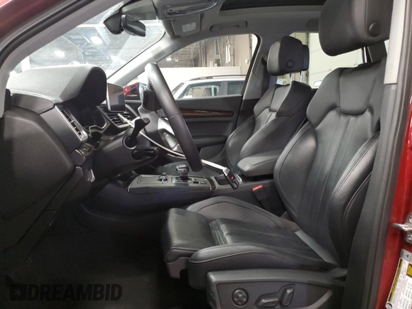 2018 Audi Q5 Premium Plus with VIN WA1BNAFY9J2241245, listed as a Copart auction lot 60152755 with 70,352 mi miles and Salvage title. Bid and sale history available at DreamBid. Image 7.