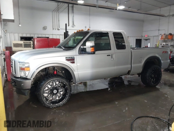 2008 Ford Super Duty F-250 SRW XL with VIN 1FTSX21R48ED49660, listed as a IAAI auction lot 41275675 with 193,731 mi miles. Bid and sale history available at carsss.com. Image 15.