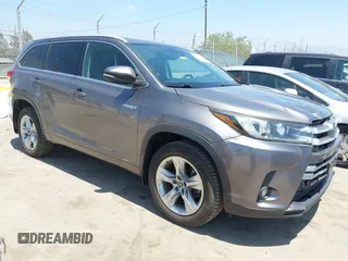 2019 Toyota Highlander Hybrid Limited with VIN 5TDDGRFH8KS070876, listed as a IAAI auction lot 42338819 with 39,909 mi miles and . Bid and sale history available at DreamBid. Image 1.