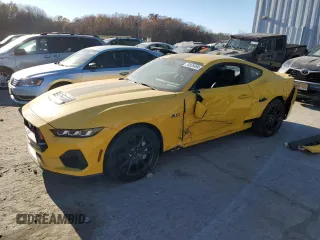 2024 Ford Mustang GT with VIN 1FA6P8CFXR5420293, listed as a Copart auction lot 78925494 with 59 mi miles and Salvage Title. Bid and sale history available at carsss.com. Image 1.