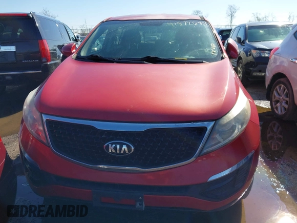 2015 Kia Sportage LX with VIN KNDPBCAC6F7701564, listed as a IAAI auction lot 41872684 with 162,945 mi miles and . Bid and sale history available at DreamBid. Image 12.