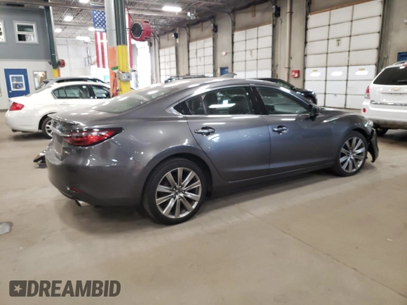 2019 Mazda 6 Grand Touring Reserve with VIN JM1GL1WY4K1504816, listed as a Copart auction lot 74549664 with 46,860 mi miles and Salvage Title. Bid and sale history available at DreamBid. Image 3.