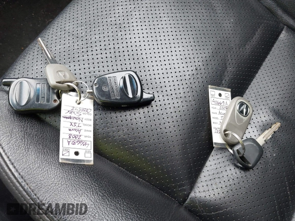 2008 Acura TSX Nav with VIN JH4CL96938C020542, listed as a IAAI auction lot 41947945 with 150,566 mi miles. Bid and sale history available at carsss.com. Image 11.