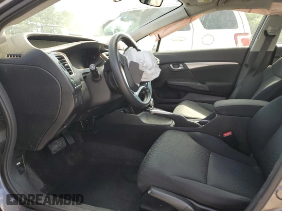 2015 Honda Civic EX z VIN 19XFB2F85FE248225, wystawiony jako Copart lot #57252085 z przebiegiem Nie podano mil oraz Szkoda całkowita • Salvage title. Historia ofert i sprzedaży dostępna na DreamBid. Obrazek 7.