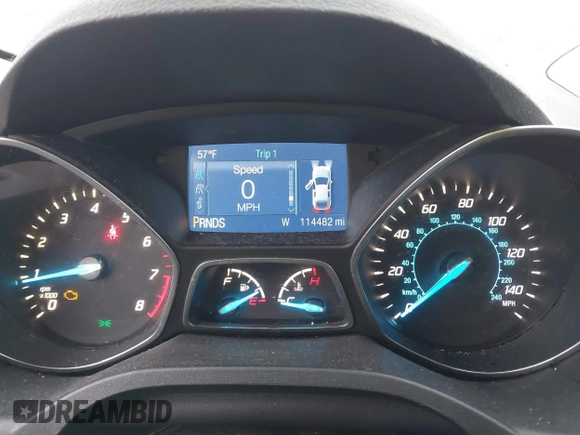 2015 Ford Escape SE with VIN 1FMCU9G95FUA27587, listed as a IAAI auction lot 41715978 with 114,482 mi miles. Bid and sale history available at carsss.com. Image 7.