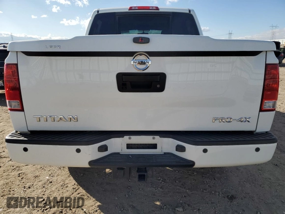 2014 Nissan Titan S with VIN 1N6AA0EC0EN507752, listed as a Copart auction lot 84250314 with 38,757 mi miles and Salvage Title. Bid and sale history available at DreamBid. Image 6.