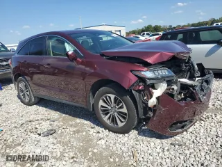 2017 Acura RDX w/Advance Pkg with VIN 5J8TB3H78HL009079, listed as a Copart auction lot 73036974 with 115,737 mi miles and Salvage Title. Bid and sale history available at carsss.com. Image 4.