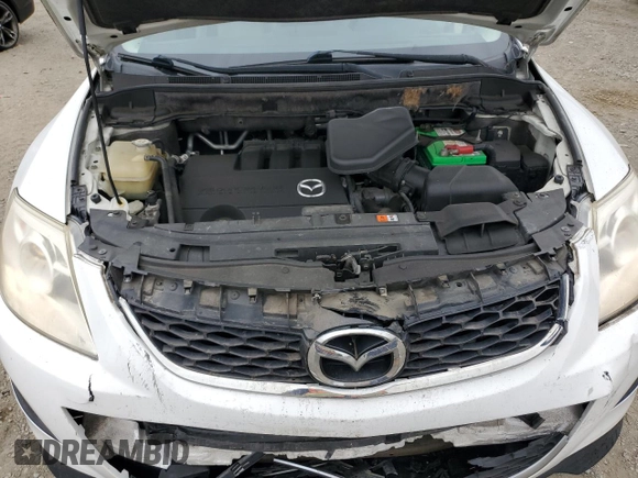 2012 Mazda CX-9 Touring with VIN JM3TB3CV3C0336043, listed as a Copart auction lot 59914335 with 106,595 mi miles and Salvage title. Bid and sale history available at DreamBid. Image 12.