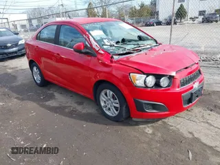 2013 Chevrolet Sonic LT with VIN 1G1JC5SB5D4113120, listed as a IAAI auction lot 41672912 with 86,284 mi miles and . Bid and sale history available at DreamBid. Image 1.