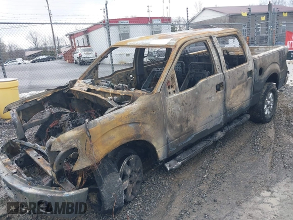 2013 Ford F-150 XL with VIN 1FTFW1ET9DFC41088, listed as a IAAI auction lot 41509740 with 159,494 mi miles. Bid and sale history available at carsss.com. Image 6.