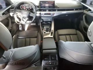 2021 Audi A5 Sportback S line Premium Plus with VIN WAUFACF53MA027038, listed as a Copart auction lot 47670395 with 41,492 mi miles and Salvage Title. Bid and sale history available at carsss.com. Image 8.