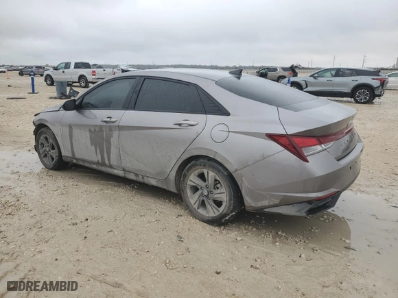 2023 Hyundai Elantra SEL with VIN KMHLM4AG4PU584454, listed as a Copart auction lot 44714855 with 33,672 mi miles and Salvage Title. Bid and sale history available at carsss.com. Image 2.
