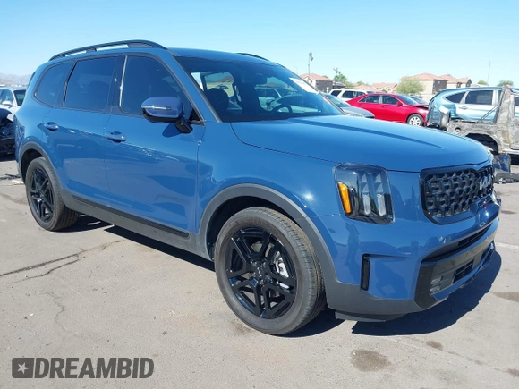2024 Kia Telluride SX Prestige X-Pro with VIN 5XYP5DGC9RG552885, listed as a IAAI auction lot 42554187 with 10,482 mi miles and . Bid and sale history available at DreamBid. Image 1.
