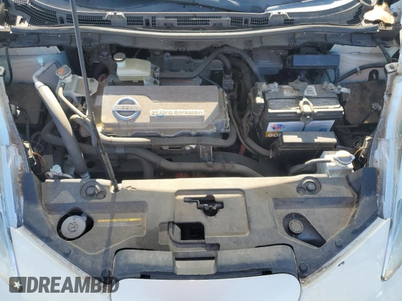 2012 Nissan LEAF SL with VIN JN1AZ0CP8CT023955, listed as a Copart auction lot 55696755 with 39,181 mi miles and Clean Title. Bid and sale history available at DreamBid. Image 11.