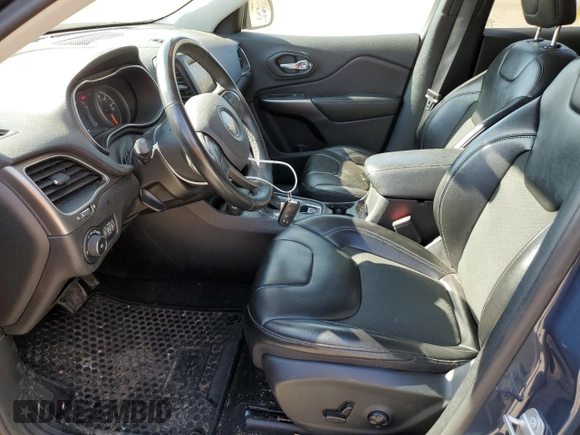 2019 Jeep Cherokee Latitude Plus with VIN 1C4PJMLB5KD384675, listed as a Copart auction lot 53583855 with 64,271 mi miles and Salvage Title. Bid and sale history available at DreamBid. Image 7.