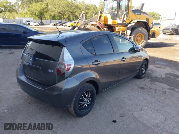 2013 Toyota Prius One with VIN JTDKDTB39D1536905, listed as a IAAI auction lot 41962613 with 212,078 mi miles and . Bid and sale history available at DreamBid. Image 4.