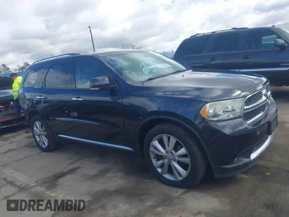 2013 Dodge Durango Crew with VIN 1C4SDJDT6DC674391, listed as a IAAI auction lot 41731991 with 119,235 mi miles. Bid and sale history available at carsss.com. Image 14.