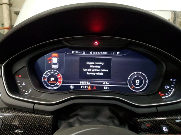 2018 Audi S4 Prestige z VIN WAUC4AF43JA002626, wystawiony jako Copart lot #47585835 z przebiegiem 93 514 mil mil oraz Szkody całkowita. Historia ofert i sprzedaży dostępna na DreamBid. Obrazek 9.