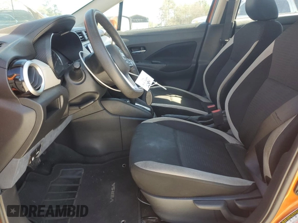 2022 Nissan Versa SV with VIN 3N1CN8EV5NL841939, listed as a Copart auction lot 48990195 with 57,076 mi miles and Salvage title. Bid and sale history available at DreamBid. Image 7.