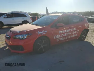 2021 Subaru Impreza Premium z VIN 4S3GTAV68M3715427, wystawiony jako Copart lot #87861195 z przebiegiem 80 778 mil mil oraz Szkoda całkowita • Salvage title. Historia ofert i sprzedaży dostępna na DreamBid. Obrazek 1.