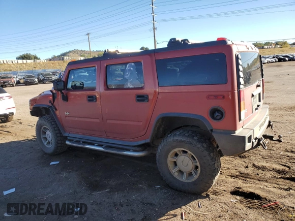 2003 Hummer H2 with VIN 5GRGN23U33H125797, listed as a Copart auction lot 77170554 with 166,739 mi miles and Clean Title. Bid and sale history available at carsss.com. Image 2.