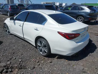 2020 Infiniti Q50 3.0t LUXE with VIN JN1EV7AR3LM253214, listed as a IAAI auction lot 41909214 with 55,460 mi miles. Bid and sale history available at carsss.com. Image 3.