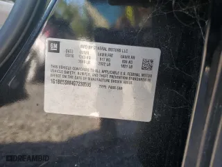 2016 Chevrolet Cruze LT with VIN 1G1BE5SM4G7238595, listed as a Copart auction lot 49123575 with 97,734 mi miles and Salvage Title. Bid and sale history available at carsss.com. Image 12.