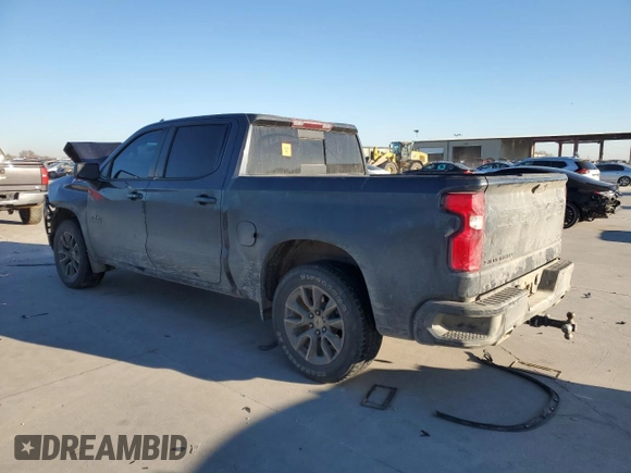 2021 Chevrolet Silverado 1500 RST with VIN 1GCUYEED6MZ263548, listed as a Copart auction lot 82894564 with Not Provided miles and Salvage Title. Bid and sale history available at carsss.com. Image 2.