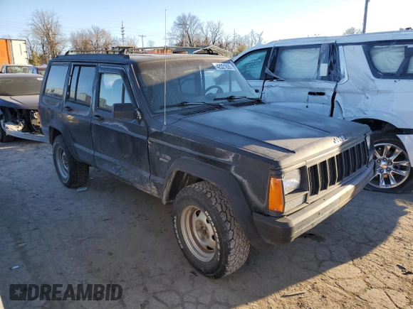 1996 Jeep Cherokee Sport with VIN 1J4FJ68S8TL244251, listed as a Copart auction lot 42321635 with 168,354 mi miles and Salvage Title. Bid and sale history available at carsss.com. Image 4.