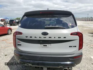 2021 Kia Telluride EX with VIN 5XYP3DHC9MG180672, listed as a Copart auction lot 52306225 with 60,742 mi miles and Non Repairable. Bid and sale history available at DreamBid. Image 6.