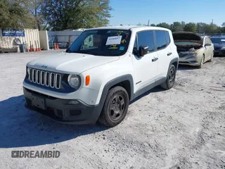 2016 Jeep Renegade Sport with VIN ZACCJAAW9GPE32450, listed as a IAAI auction lot 41680857 with 130,988 mi miles and . Bid and sale history available at carsss.com. Image 2.