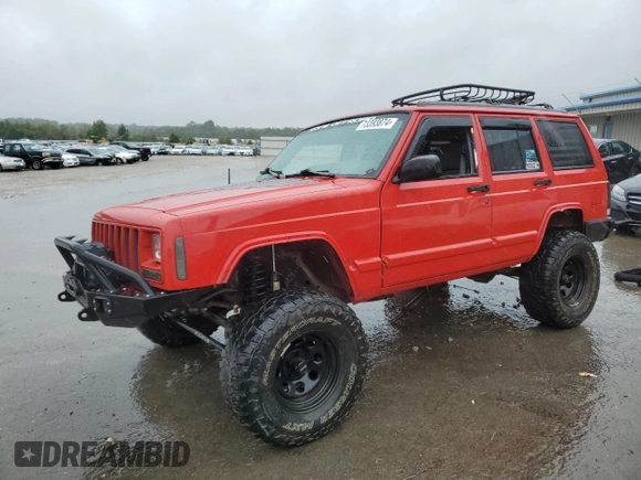 1997 Jeep Cherokee Country with VIN 1J4FJ78SXVL519546, listed as a Copart auction lot 73393874 with 193,127 mi miles and Salvage Title. Bid and sale history available at carsss.com. Image 1.
