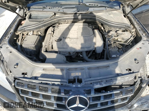 2015 Mercedes-Benz M 350 with VIN 4JGDA5HB7FA591878, listed as a Copart auction lot 52969125 with 176,560 mi miles and Salvage title. Bid and sale history available at DreamBid. Image 11.
