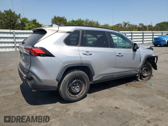 2020 Toyota RAV4 LE with VIN 2T3K1RFVXLC034798, listed as a Copart auction lot 50105965 with 42,011 mi miles and Clean Title. Bid and sale history available at DreamBid. Image 3.