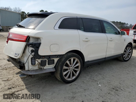 2012 Lincoln MKT EcoBoost with VIN 2LMHJ5AT4CBL53611, listed as a Copart auction lot 46493425 with 77,072 mi miles and Salvage Title. Bid and sale history available at DreamBid. Image 3.
