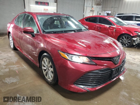 2019 Toyota Camry LE with VIN 4T1B11HK2KU735894, listed as a Copart auction lot 47991085 with 220,362 mi miles and Salvage Title. Bid and sale history available at carsss.com. Image 4.