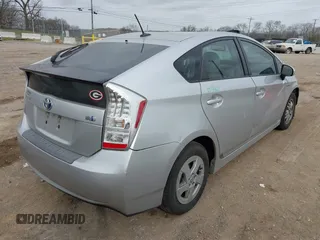 2011 Toyota Prius I with VIN JTDKN3DU4B0322894, listed as a IAAI auction lot 41806593 with 184,261 mi miles. Bid and sale history available at carsss.com. Image 4.